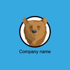 bear logo.Vector