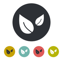 Fototapeta premium leaves icon