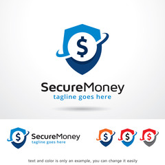 Obraz premium Secure Money Logo Template Design Vector 