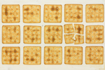 Broken cookies cracker