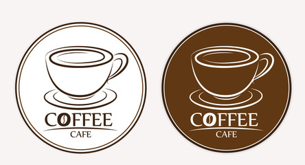 Coffee logo, labels, design templates