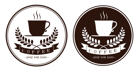 coffee logo, labels, design templates