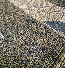 in   castano primo abstract   pavement of a curch and marble
