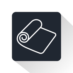 yoga mat icon