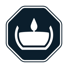 aromatherapy candle icon