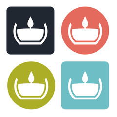 aromatherapy candle icon