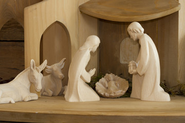 Weihnachtskrippe.