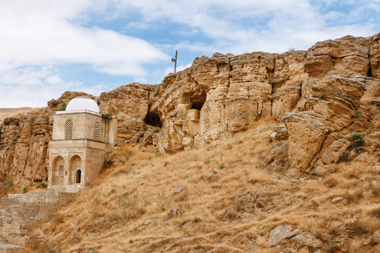 Diri Baba Mausoleum in Maraza Gobustan, Azerbaijan