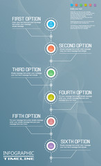 INFOGRAPHIC TIMELINE TEMPLATE MODERN STYLE