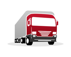 Fototapeta premium Truck Package Delivery