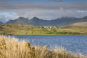 Fototapeta na wymiar Loch Mealt; Trotternish; Isle of Skye, Scotland, UK