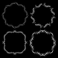 Set decorative frames.