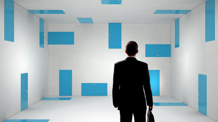 Fototapeta premium When making difficult decision