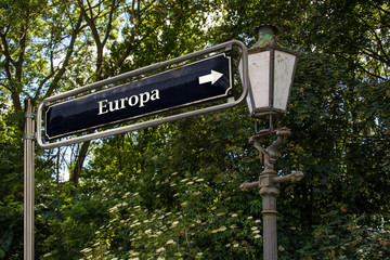 Schild 53 - Europa