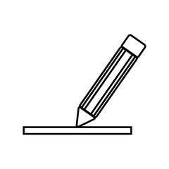 Pencil line icon