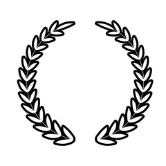 Laurel Wreath line icon
