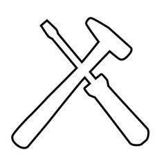Tool line icon