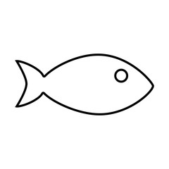 Fish line icon