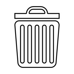 Trash line icon