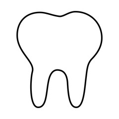 Tooth line icon