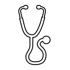 Stethoscope line icon
