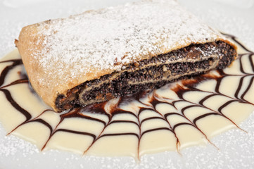 Pancakes with poppy seeds