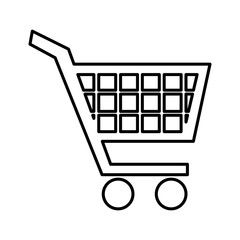 Shopping cart line icon