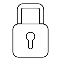 Lock line icon