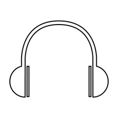 Headphones line icon