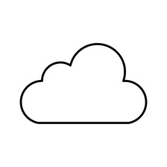 Cloud line icon