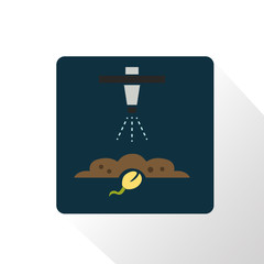 Color illusstration of growing the seed