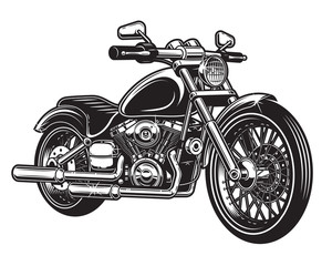 Vector illustration of motorcycle - 100352014