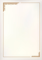 Vector vintage border frame 