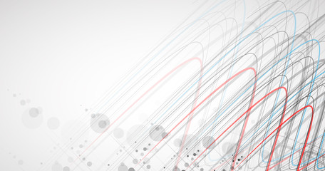 Scientific Future Technology. For Business Presentation. Flyer, Poster Vector Concept Background