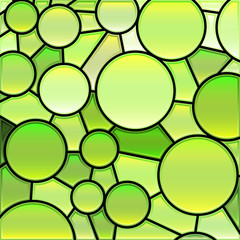 abstract vector stained-glass mosaic background