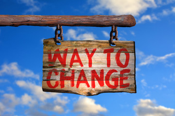Way to change motivational phrase sign