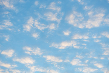 Blue sky with clouds