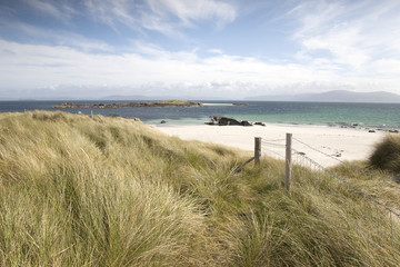 Fototapeta na wymiar Traigh Ban; White Strand of the Monks; Beach; Iona; Scotland, UK