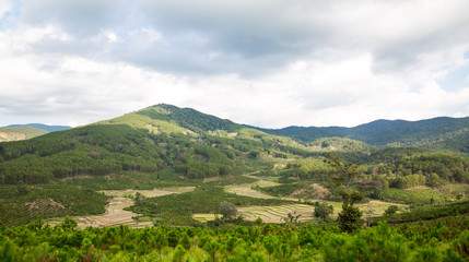 Fototapeta na wymiar Panorama in Vietnam
