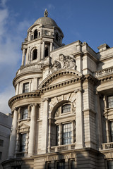 Fototapeta na wymiar Building on Whitehall Street, London, UK