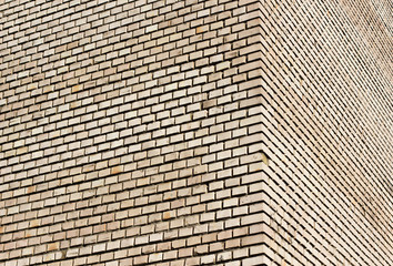 Brick grungy wall texture. Urban city background.