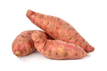 Sweet Potato isolated on white background.