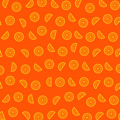 fresh fruit background orange