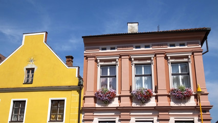 Historical houses in Třeboň