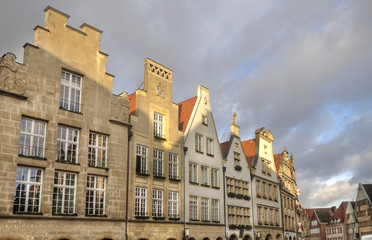 Fototapeta premium Gables of Buildings in Munster, Germany