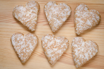 gingerbread heart cookies