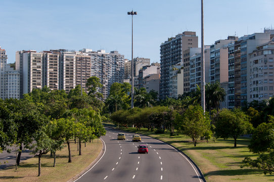 Apartment Buildings of Flamengo Neighborhood in Rio de Janeiro
