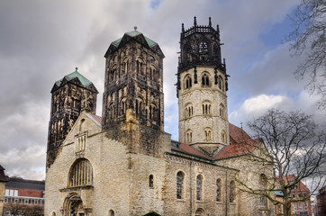 Fototapeta na wymiar Ludgeri Church in Munster, Germany
