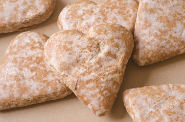 gingerbread heart cookies
