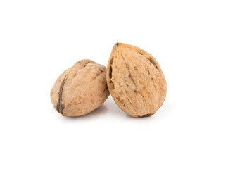 two walnuts